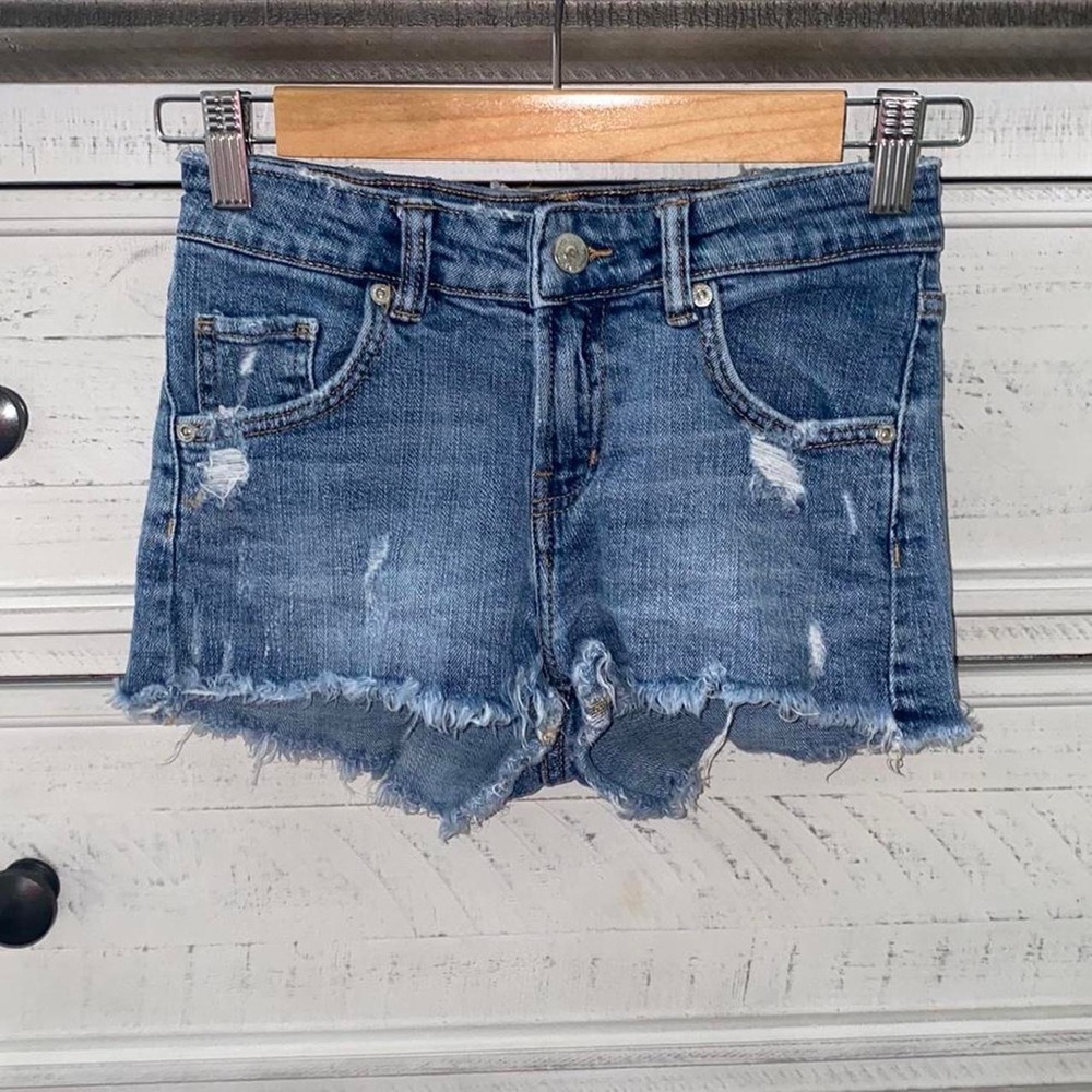 Denim Shorty Shorts